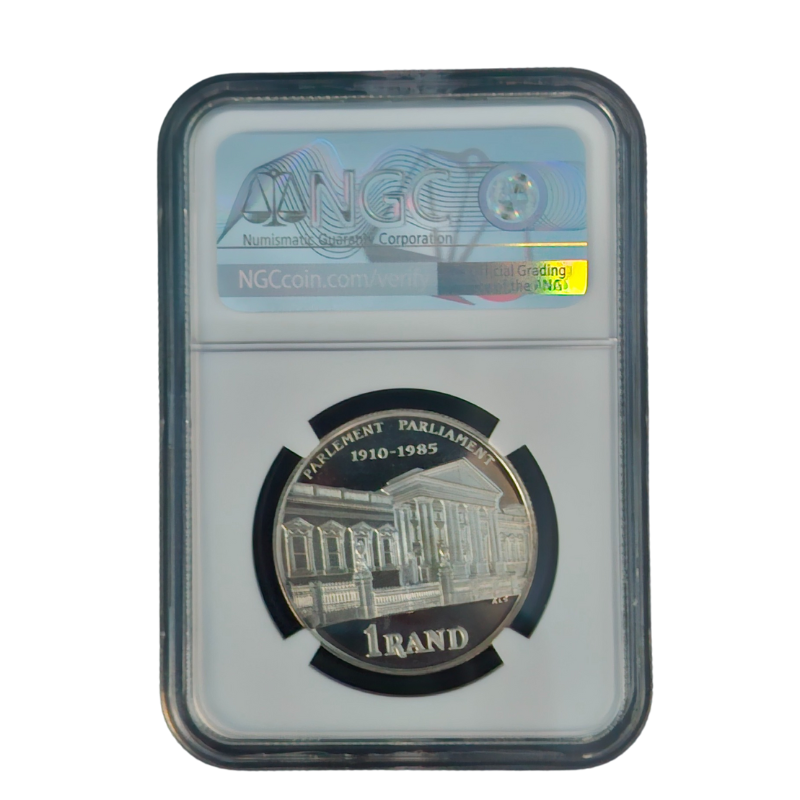 1985 South Africa S1R PARLIAMENT ANNIVERSARY - PF 67 Ultra Cameo - Image 2
