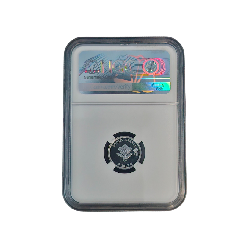 2017 South Africa Inventions S2.5c Heart Transplant- Flypress Johannesburg Coin Show PF 69 Ultra Cameo - Image 2
