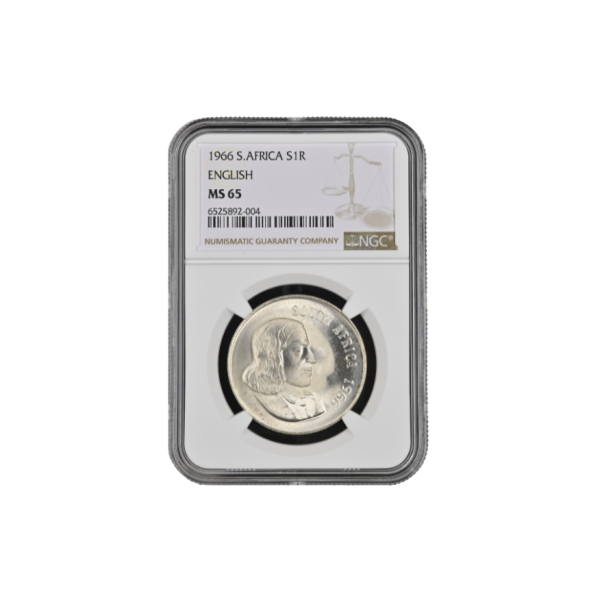 1966 South Africa S1R English - (MS 65)