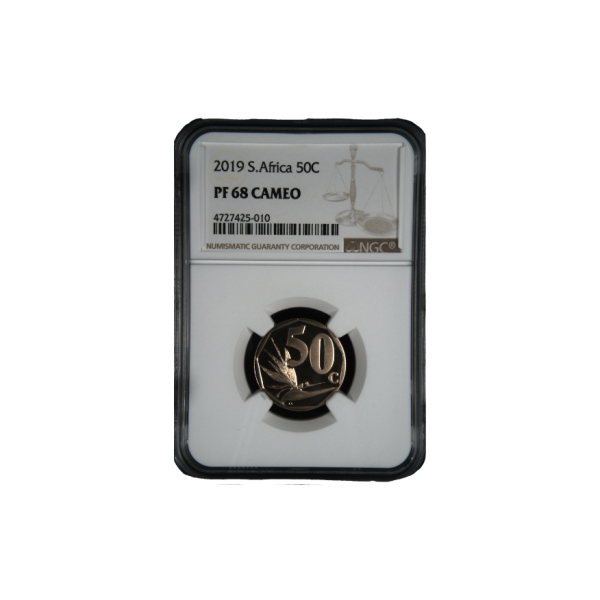 2019 South Africa 50c (PF 68 Cameo)