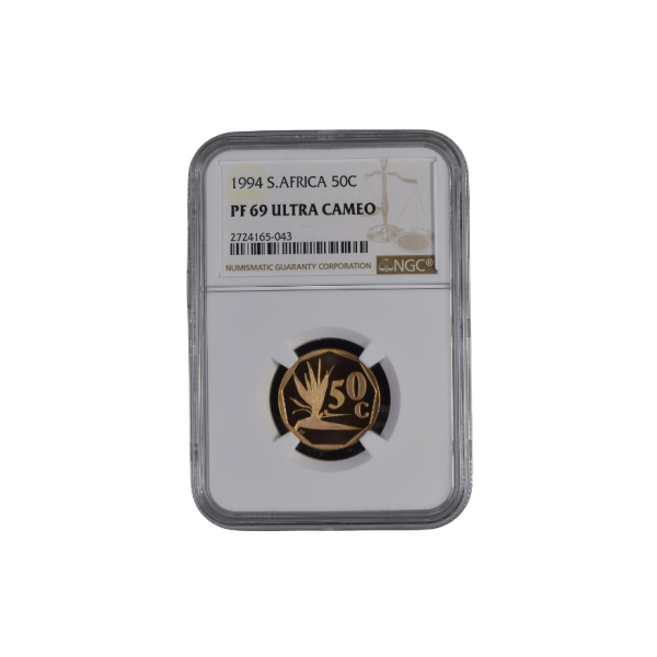 1994 South Africa 50c (PF 69 Ultra Cameo) - Top Pop
