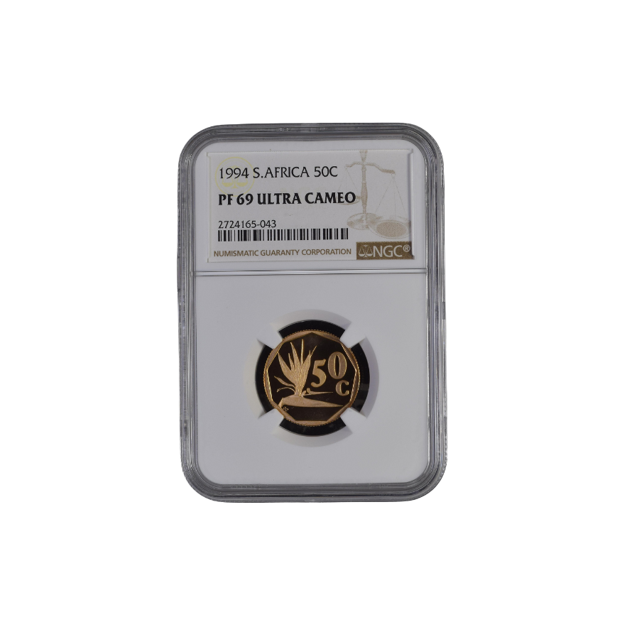 1994 South Africa 50c (PF 69 Ultra Cameo) - Top Pop