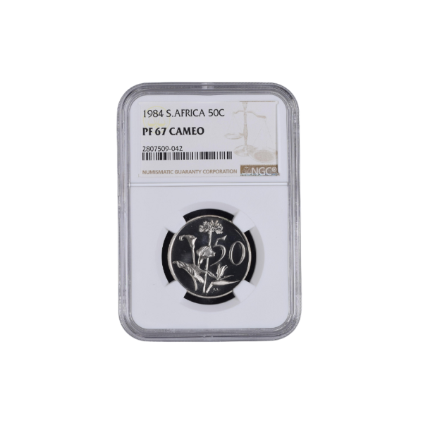 1984 South Africa 50c (PF 67 Cameo) Top Pop