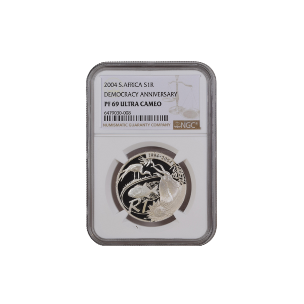 2004 South Africa S1R – Democracy Anniversary (1994–2004) – (PF69 Ultra Cameo)