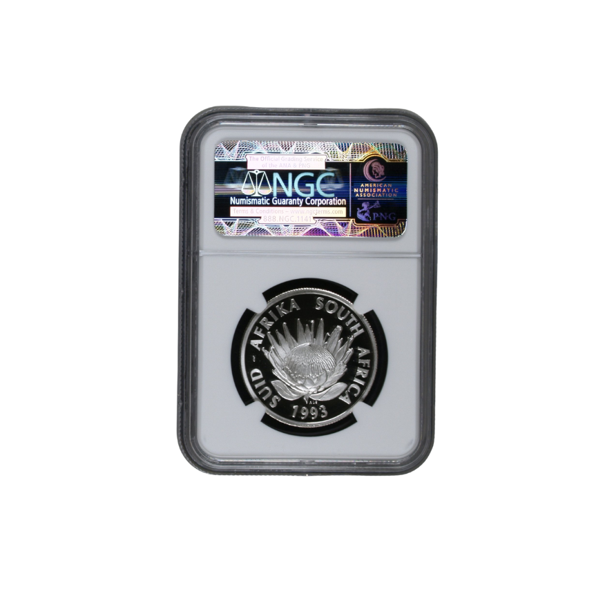 1993 South Africa S1R – Banking Bicentennial PF70 Ultra Cameo - Top Pop - Image 2
