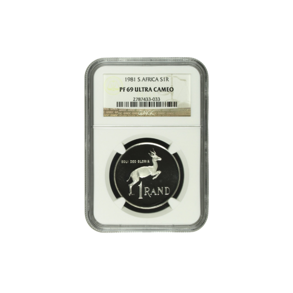 1981 South Africa S1R PF69 Ultra Cameo - Top Pop