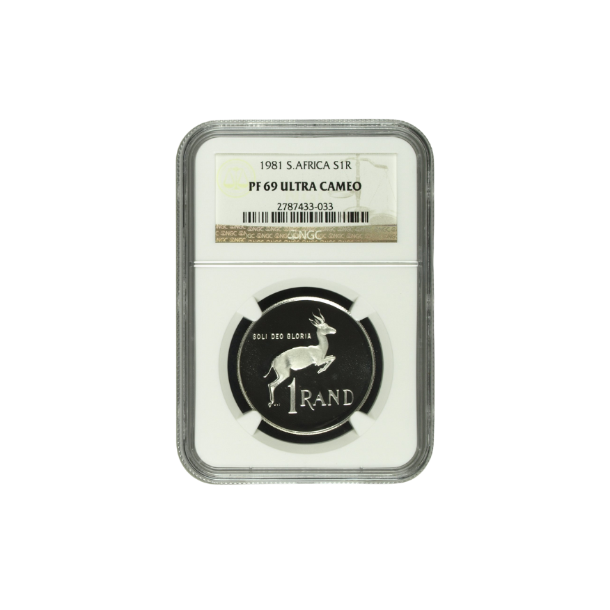 1981 South Africa S1R PF69 Ultra Cameo - Top Pop