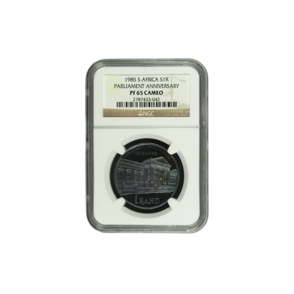 1985 South Africa S1R – Parliament Anniversary PF65 Cameo