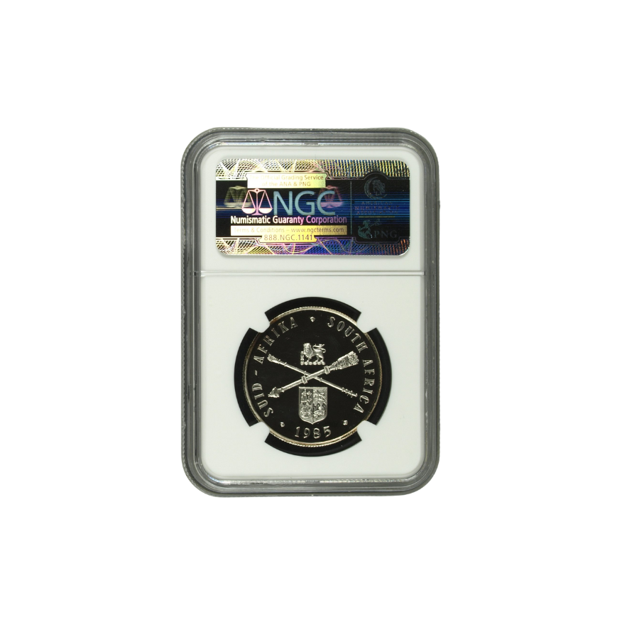 1985 South Africa S1R – Parliament Anniversary PF65 Cameo - Image 2