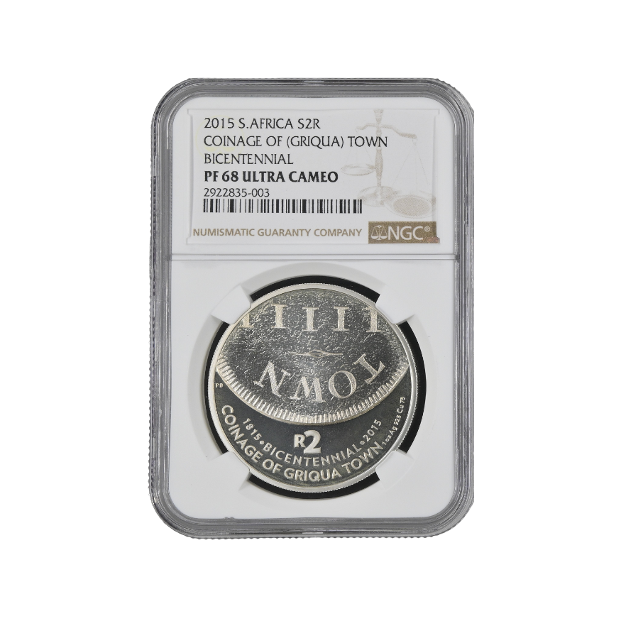2015 South Africa S2R COINAGE OF (GRIQUA) TOWN BICENTENNIAL PF 68 Ultra Cameo