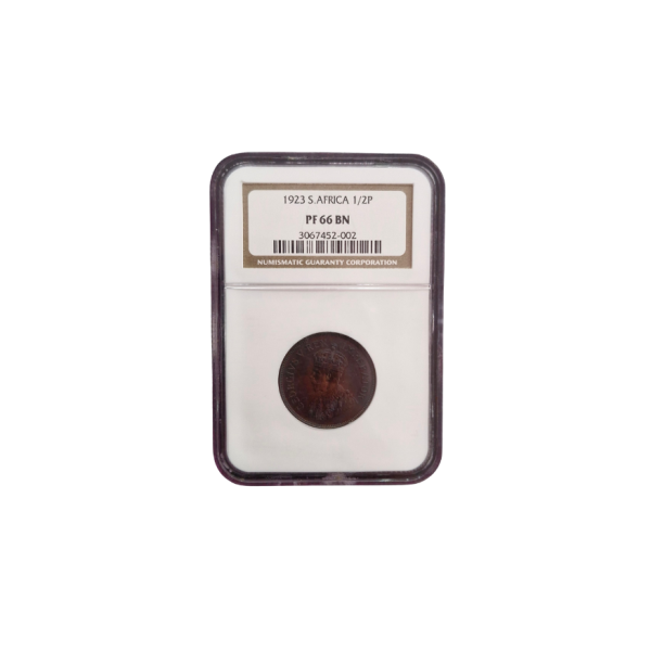 1923 South Africa 1/2 Penny (PF 66 BN)