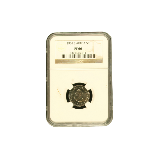 1961 South Africa 5c (PF 66)