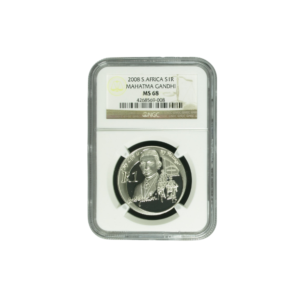 2008 South Africa S1R – Mahatma Gandhi (MS 68)