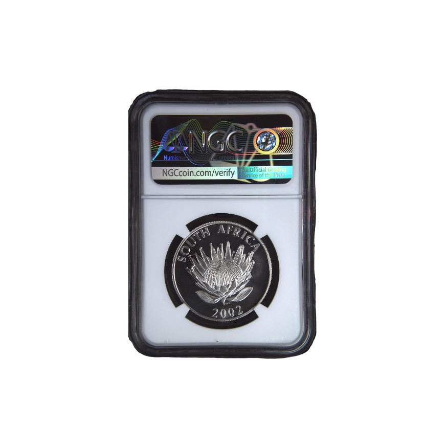 2002 South Africa Silver S1R – Football (MS67) - Image 2