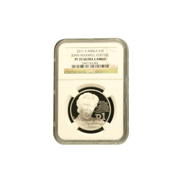 2011 South Africa S1R – John Maxwell Coetzee (PF70 Ultra Cameo) Top Pop