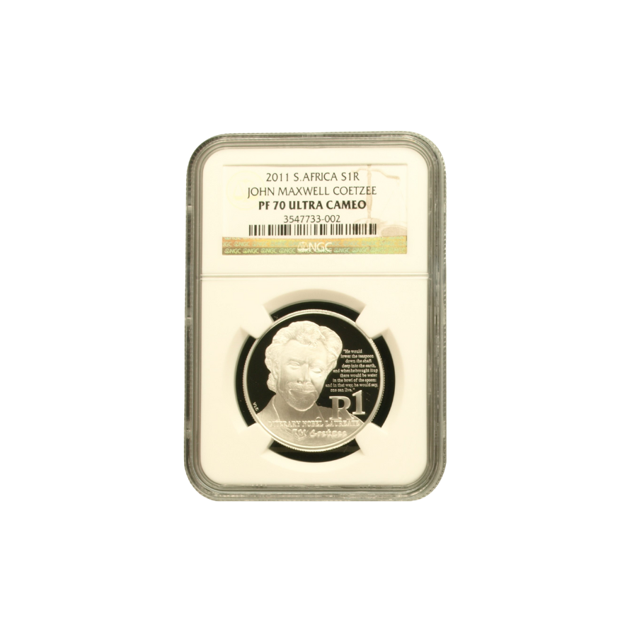 2011 South Africa S1R – John Maxwell Coetzee (PF70 Ultra Cameo) Top Pop