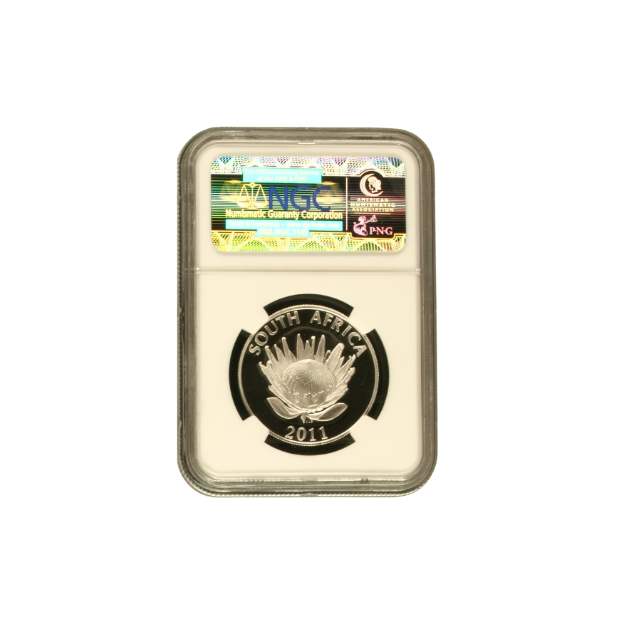 2011 South Africa S1R – John Maxwell Coetzee (PF70 Ultra Cameo) Top Pop - Image 2
