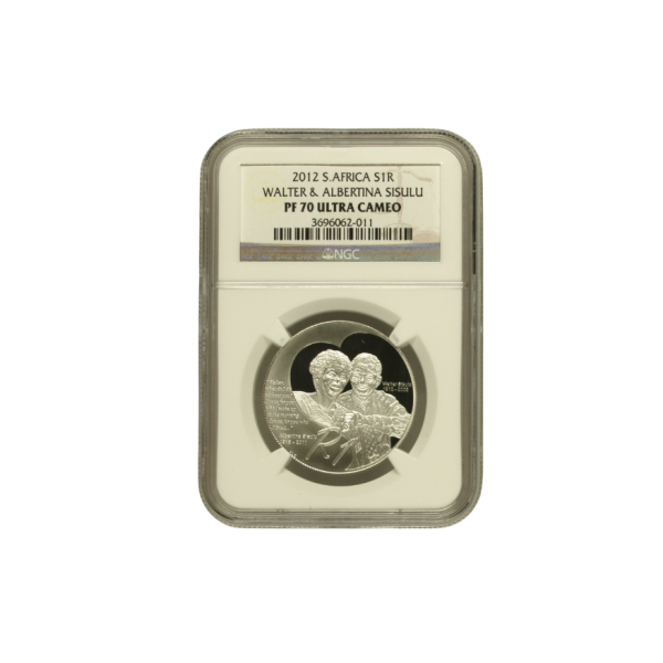 2012 South Africa S1R – Walter & Albertina Sisulu (PF 70 Ultra Cameo) - Top Pop