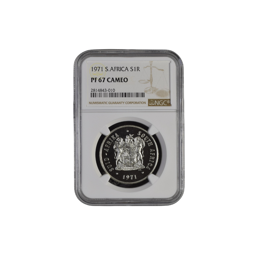 1971 South Africa S1R (PF 67 Cameo) - Top Pop