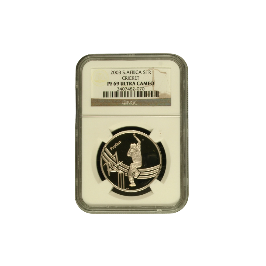 2003 South Africa S1R – Cricket (Protea) – (PF 69 Ultra Cameo)