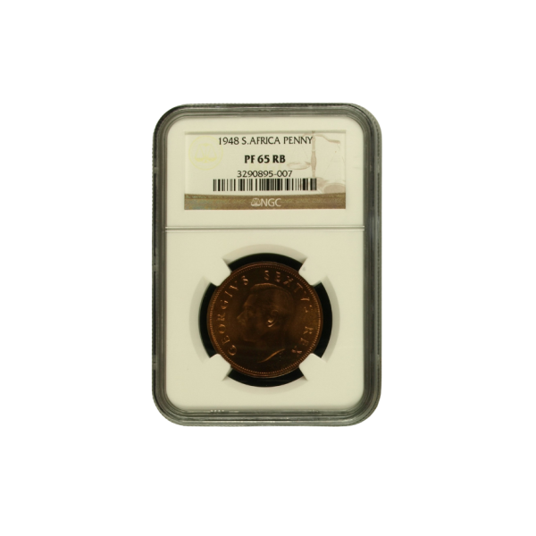 1948 South Africa Penny PF 65 RB