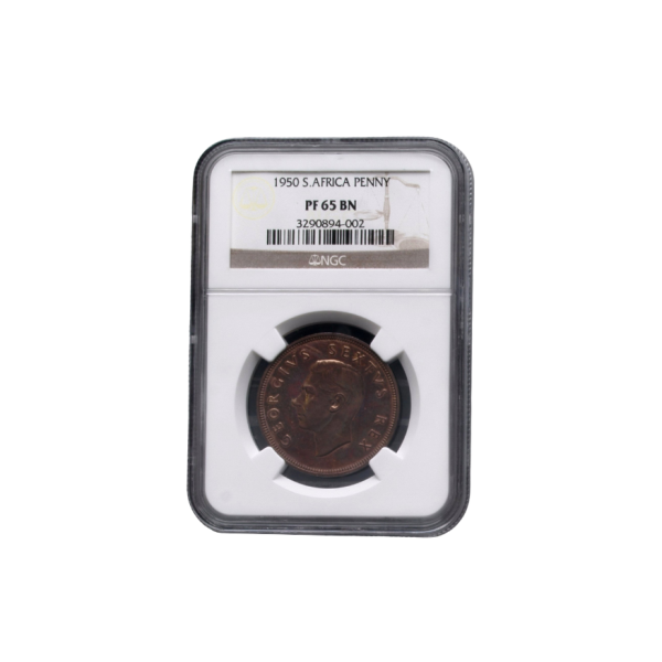 1950 South Africa Penny PF 65 BN - Top Pop