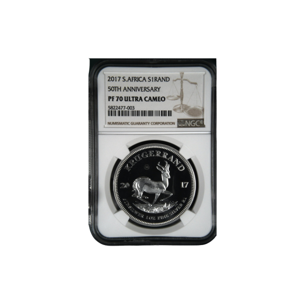 2017 South Africa S1KR 50th Anniversary PF 70 Ultra Cameo - Top Pop