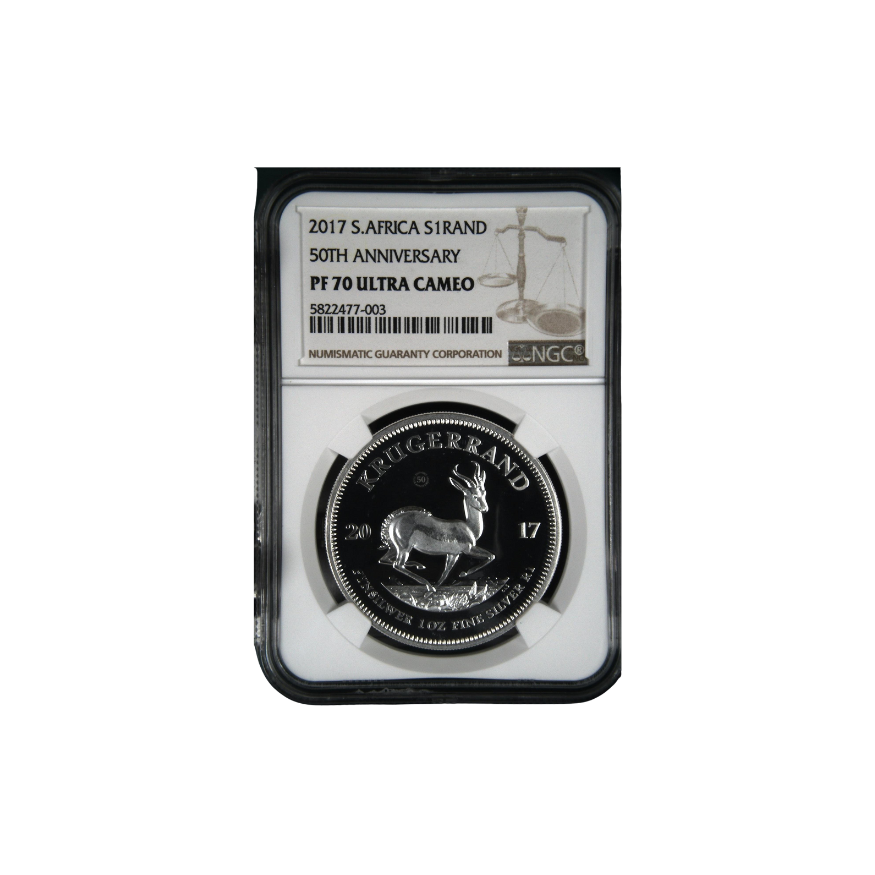 2017 South Africa S1KR 50th Anniversary PF 70 Ultra Cameo - Top Pop