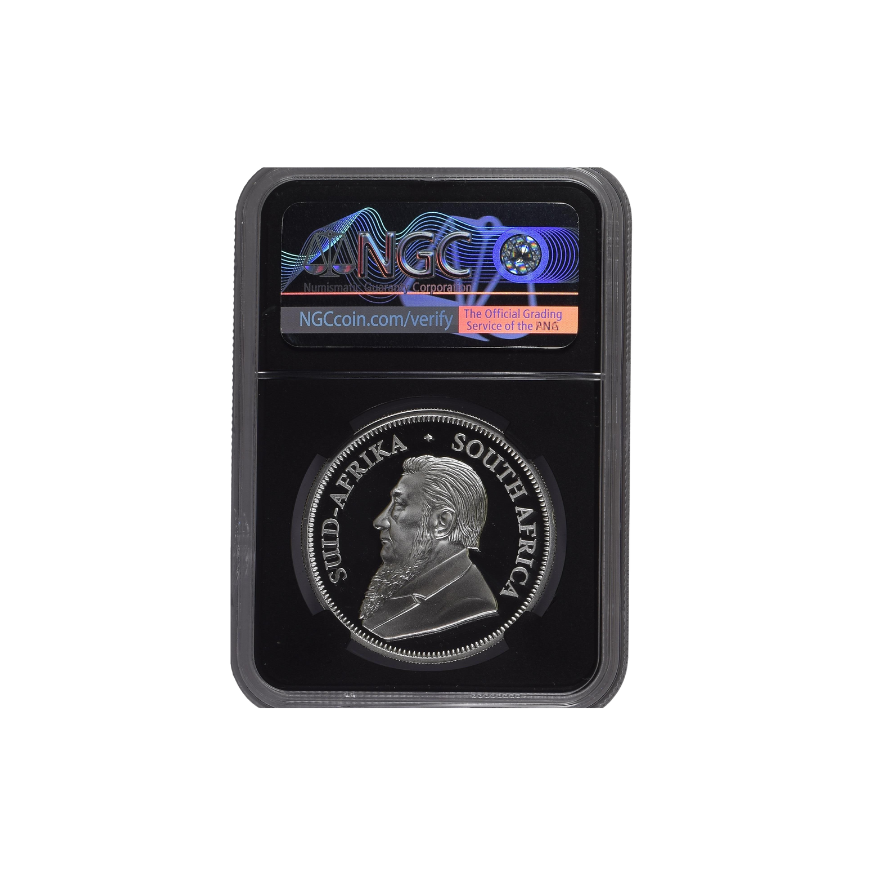 2021 South Africa S1KR Big 5 Krugerrand - Buffalo Privy First Day of Issue PF 70 Ultra Cameo - Top Pop - Image 2