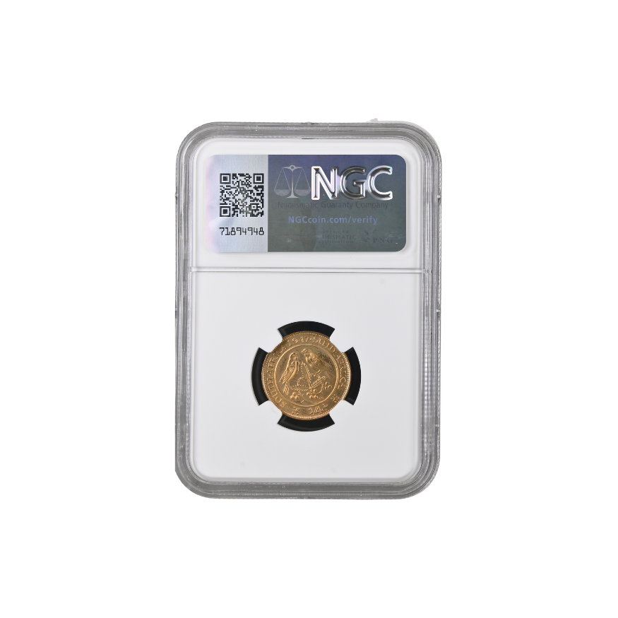 1947 South Africa 1/4 Penny PF 66 RD - Image 2