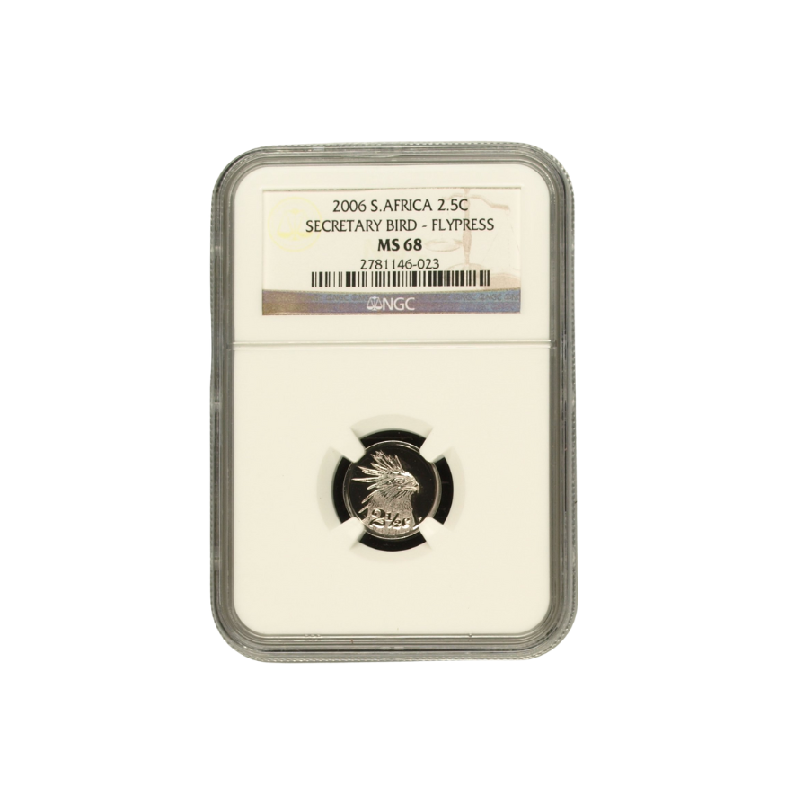 2006 South Africa S2.5c Secretary Bird - Flypress MS 68