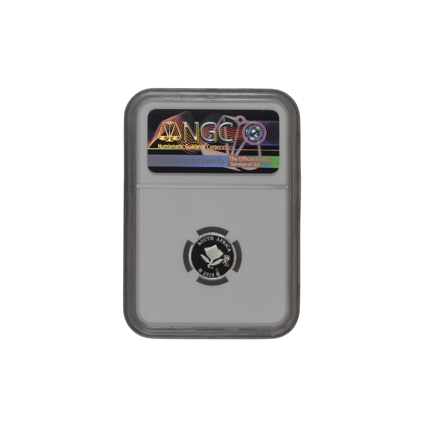 2018 South Africa S2.5c South Africa Inventions Computed Tomography Flypress-Durban Coin Show PF 70 Ultra Cameo - Top Pop - Image 2