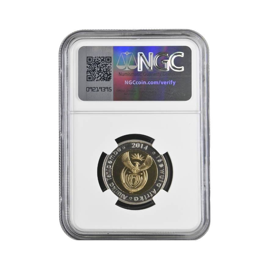 2014 South Africa R5 20 years of Freedom PF 69 Ultra Cameo - Image 2