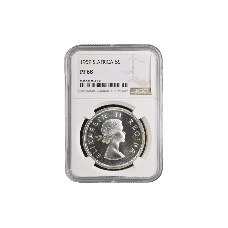 1959 South Africa 5 Shillings (PF68) - Top Pop