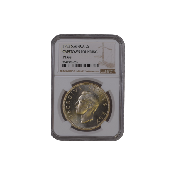 1952 South Africa 5 Shillings Capetown Founding (PL68) - Top Pop