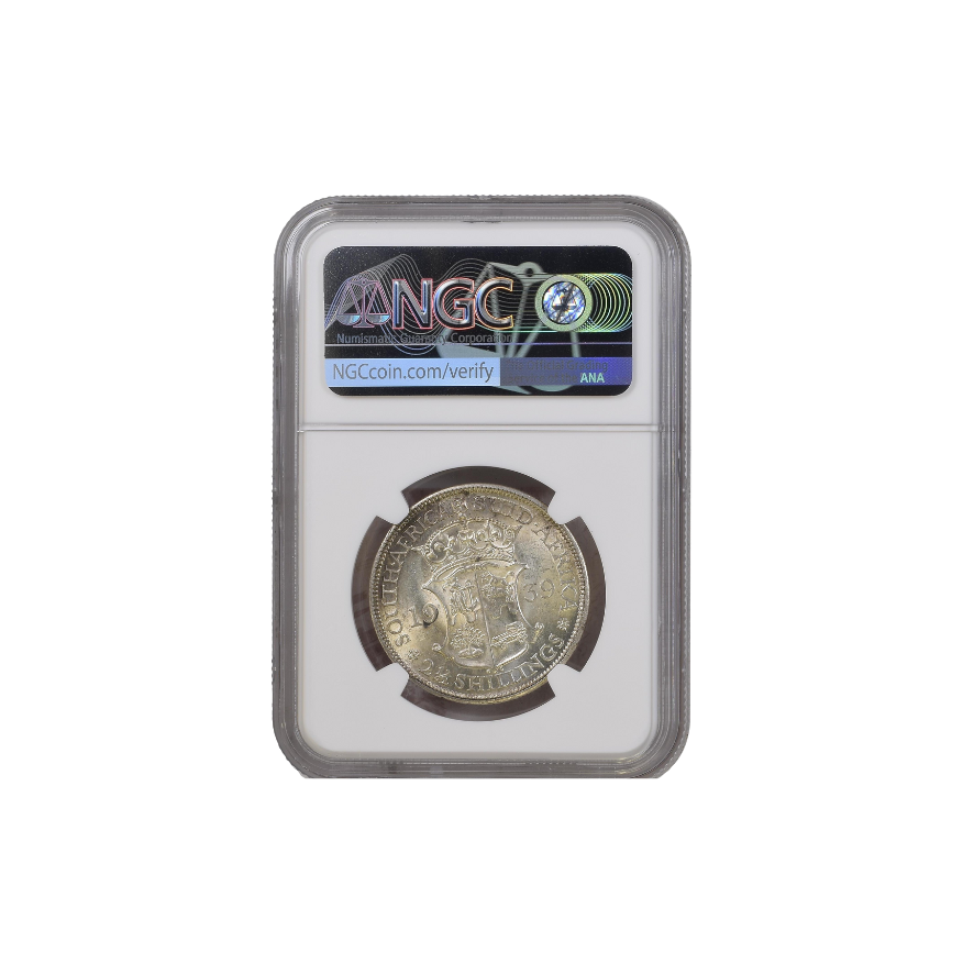 1939 South Africa 2.5 Shillings (MS61) - Image 2