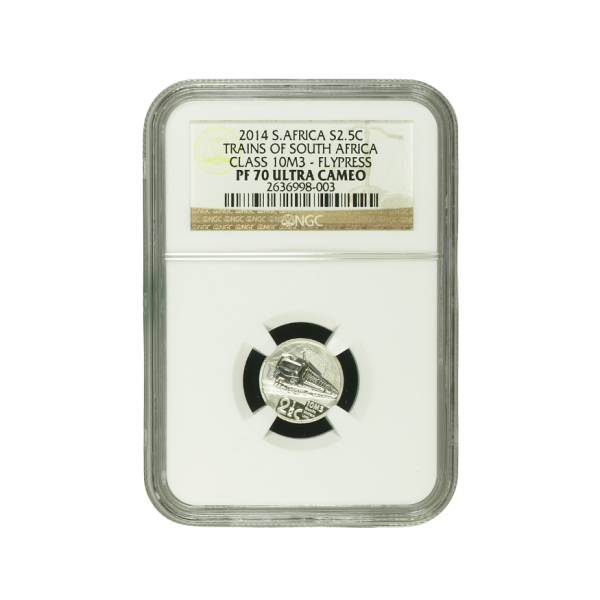 2014 South Africa S2.5c Trains of South Africa Class 10M3-Flypress PF 70 Ultra Cameo - Top Pop