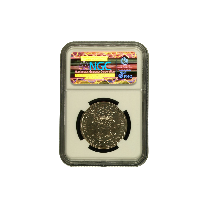 1947 South Africa 2.5 Shilling PF 64 - Image 2