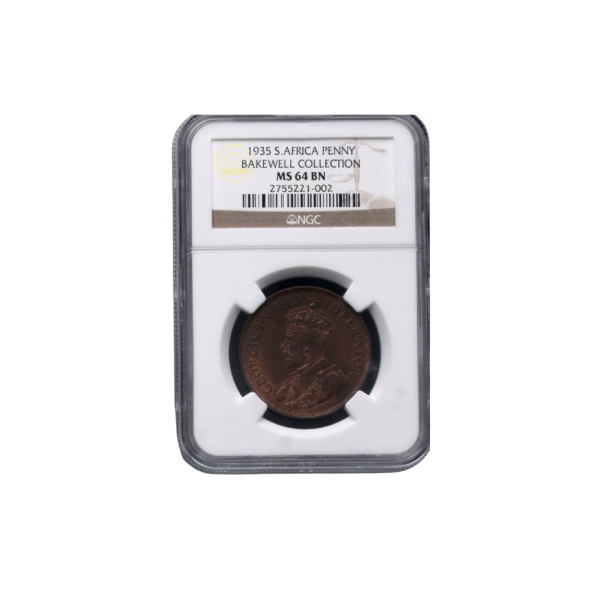 1935 South Africa Penny Bakewell Collection MS 64 BN