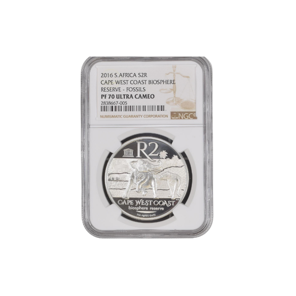 2016 South Africa S2R Cape West Coast Biosphere Reserve-Fossils PF 70 Ultra Cameo - Top Pop
