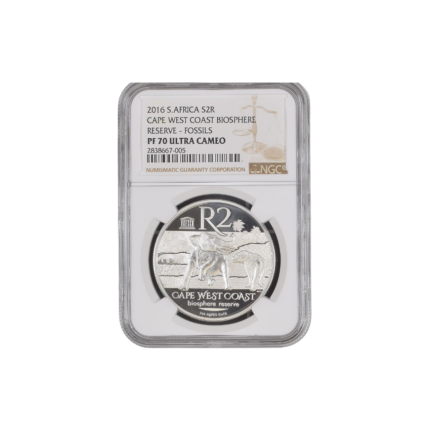 2016 South Africa S2R Cape West Coast Biosphere Reserve-Fossils PF 70 Ultra Cameo - Top Pop