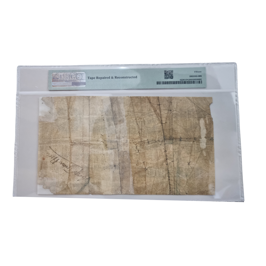 South Africa / Cape of Good Hope 1875 £5- Printer: SSC S/N 327A- Malmesbury Agricultural & Commercial Bank Choice Fine 15 NET - TOP POP STANDALONE - Image 2