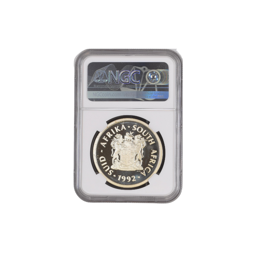 1992 South Africa S2R Coinage Centennial PF 68 Ultra Cameo - Image 2
