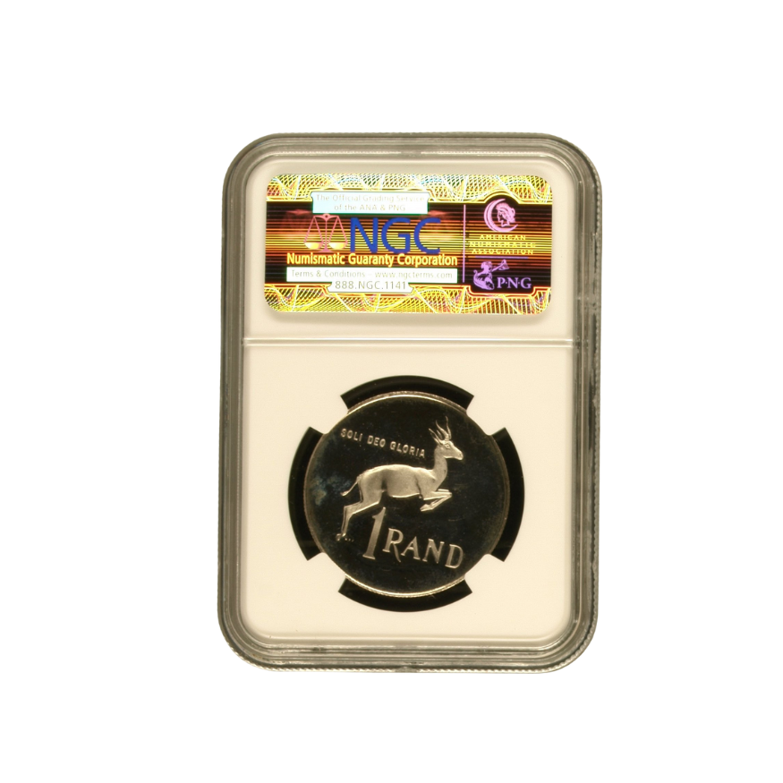 1968 South Africa S1R ENGLISH - PF 65 Ultra Cameo - Image 2