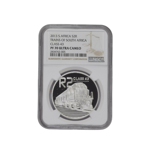 2013 South Africa S2R TRAINS OF SOUTH AFRICA CLASS 43 PF70 Ultra Cameo - Top Pop