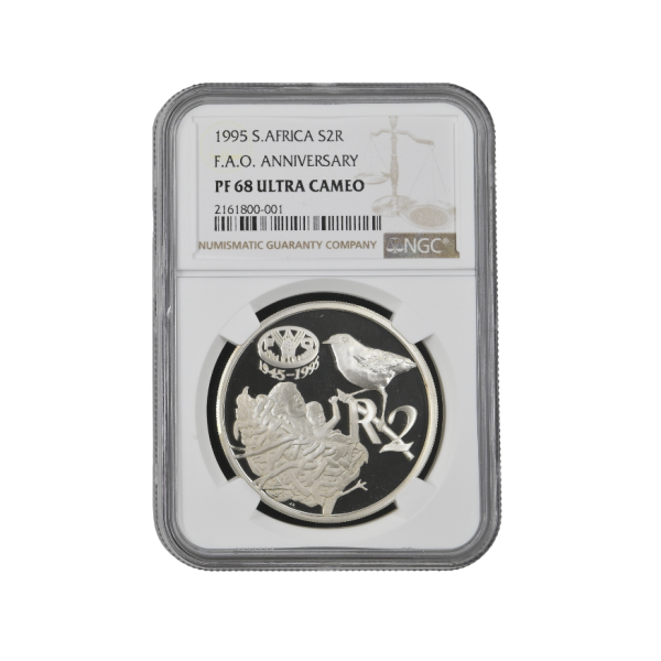 1995 South Africa S2R F.A.O. ANNIVERSARY PF 68 Ultra Cameo