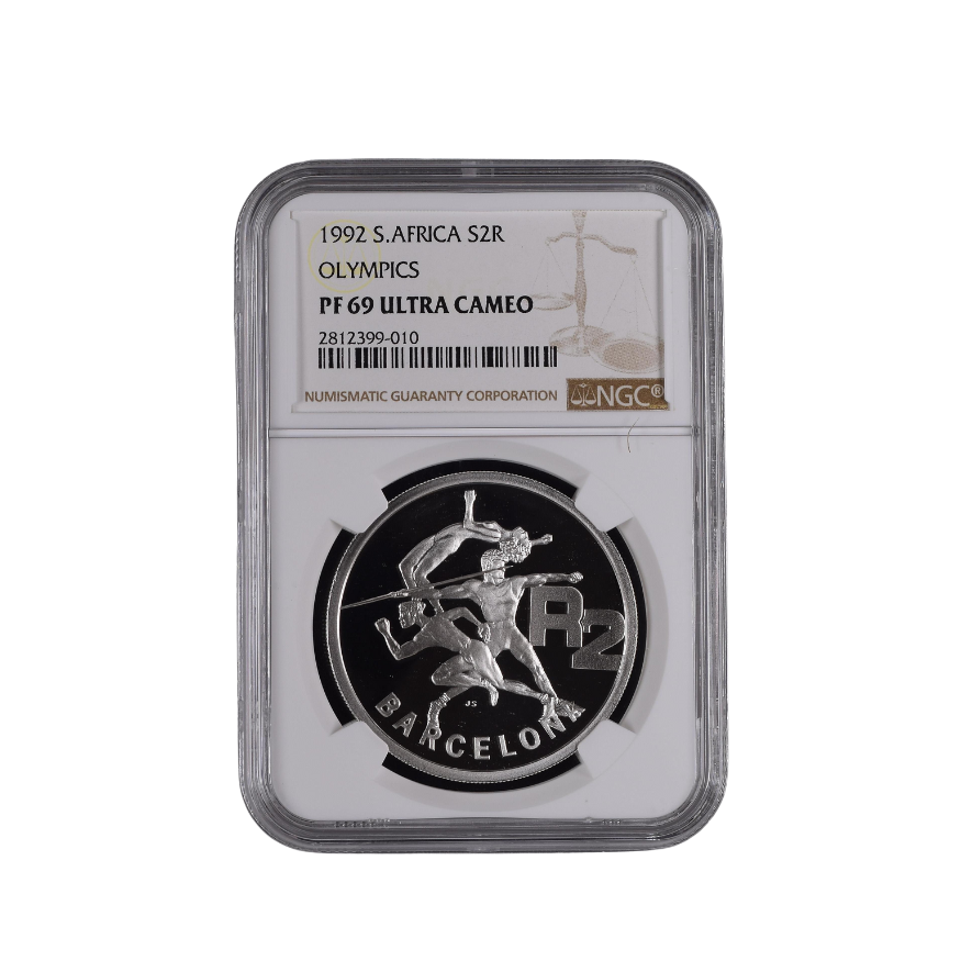 1992 South Africa S2R BARCELONA OLYMPICS PF 69 Ultra Cameo