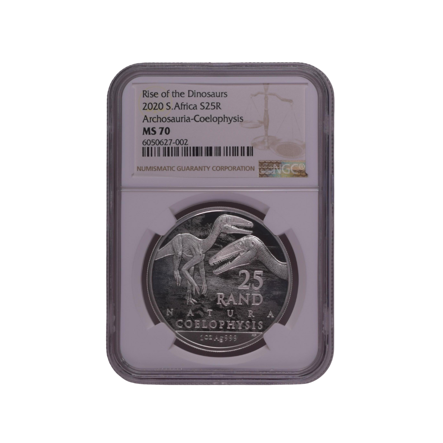 2020 South Africa S25R Archosauria-Coelophysis MS 70 - Top Pop