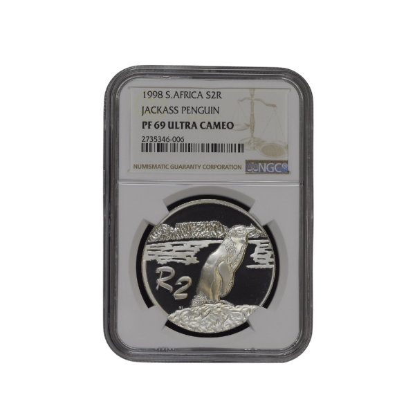 1998 South Africa S2R JACKASS PENGUIN PF 69 Ultra Cameo