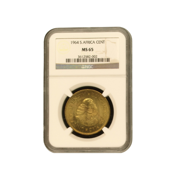1964 South Africa Cent MS 65